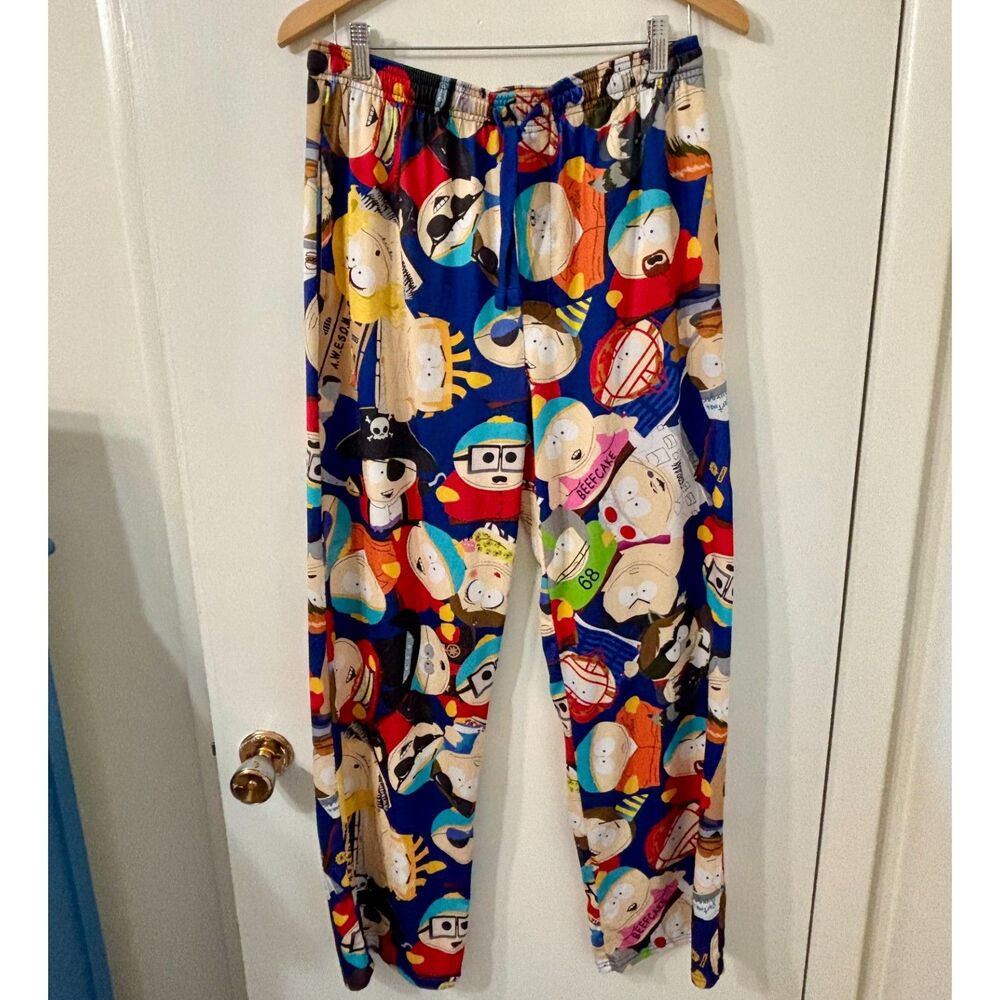 SOUTH PARK Eric Cartman Mens Medium Sleep Pants - Pajama Bottoms - Lounge Wear